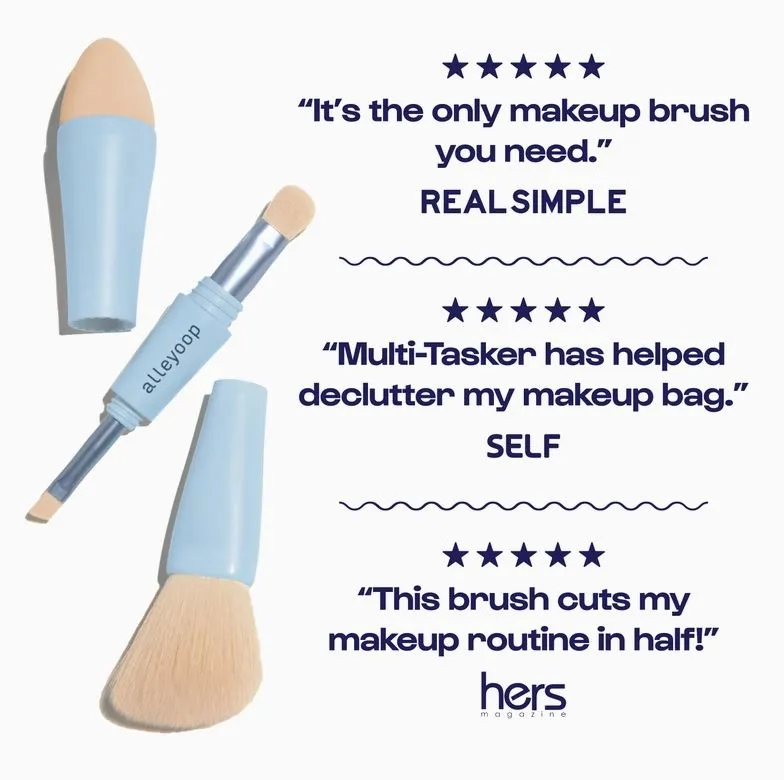 Alleyoop | Multi-Tasker 4-in-1 Makeup Brush