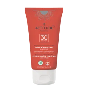 Attitude: Moisturizer Mineral Sunscreen SPF 30 - Unscented