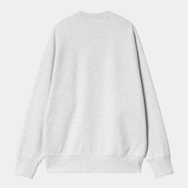 Carhartt WIP Mist Sweat - Ash Heather / Chervil