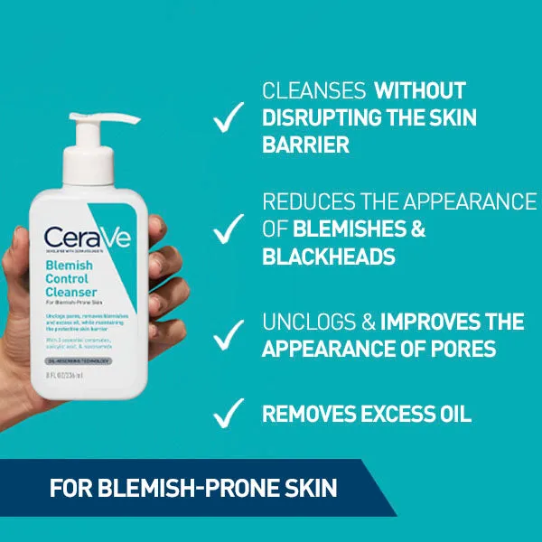 CERAVE BLEMISH (Acne) CONTROL CLEANSER (Broken cap discount)