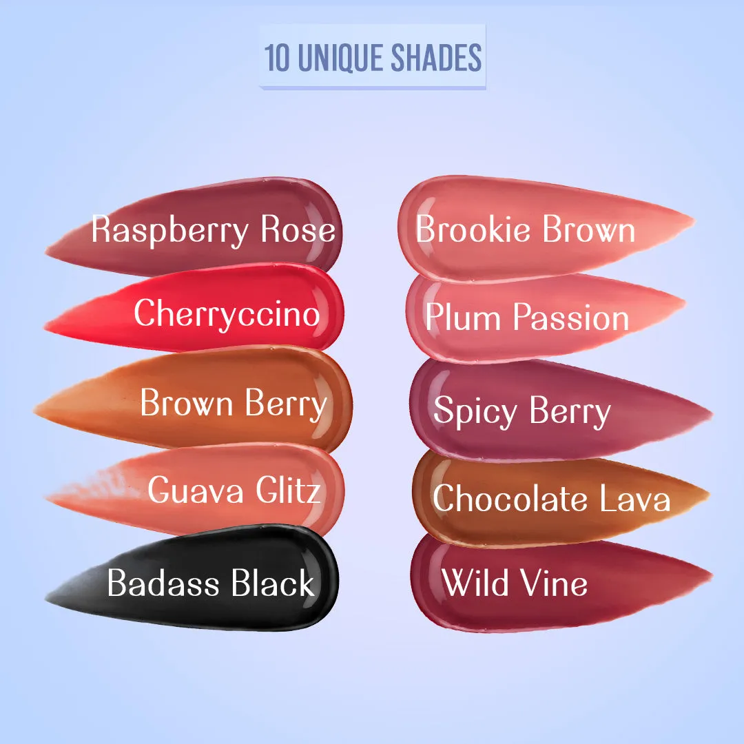 Cherryccino- Lip Gelato Tinted Lip Oil  (Red) Ultra-luminous Finish