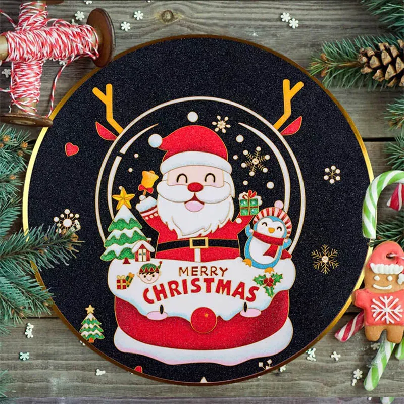 Christmas Cloisonné Enamel DIY Kit – Festive Sand Painting Gift for Handmade Decorations