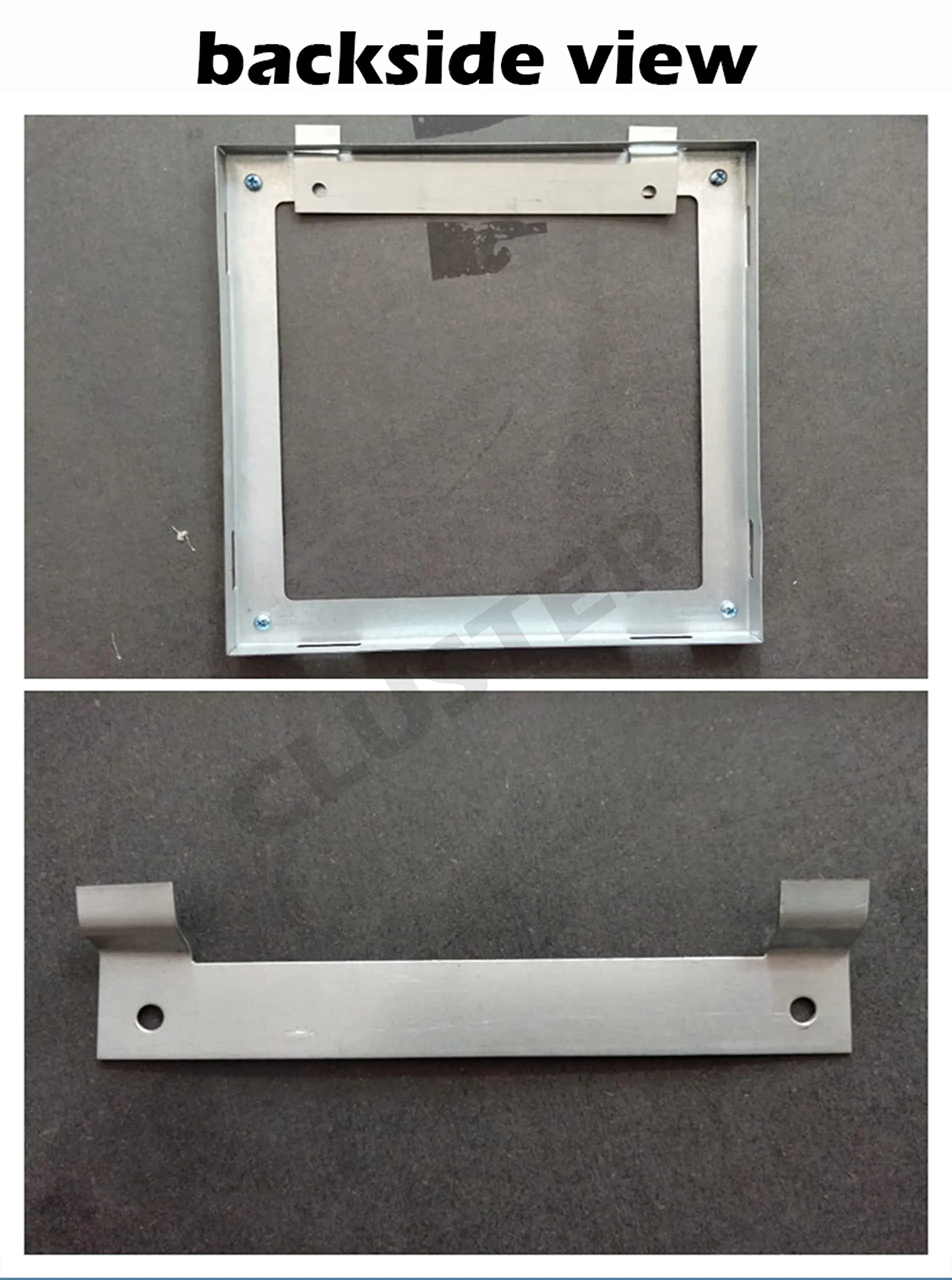 CLUSTER Modern Metal Wall Mirror for Home Décor | Bathroom | Living & Bed Room, Round, 24x24 in (Silver, SS-CLMR-SL 24-05)