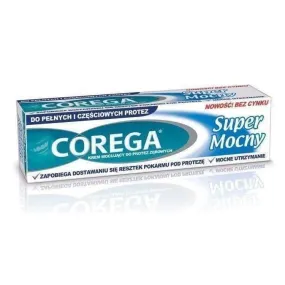 COREGA Super Strong cream, prevents the loss of the prosthesis