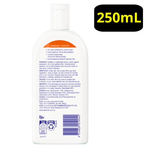 Ego SunSense Comfort SPF50  250ml