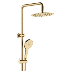 Fienza Kaya Twin Rail Shower Urban Brass