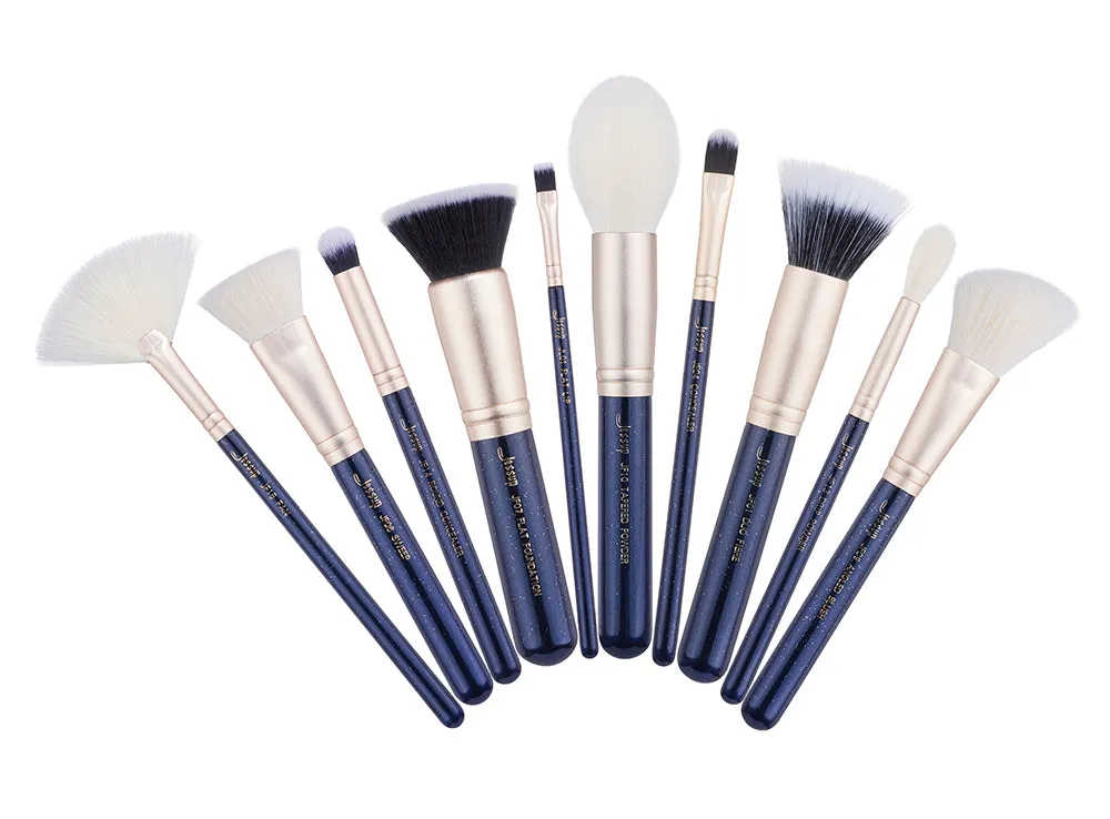 Galaxy 10 Pcs Makeup Brush Set T481