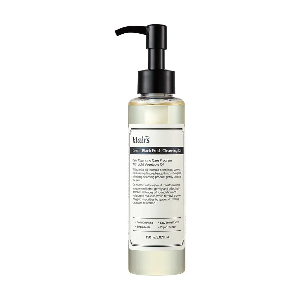 Gentle Black Fresh Cleansing Oil