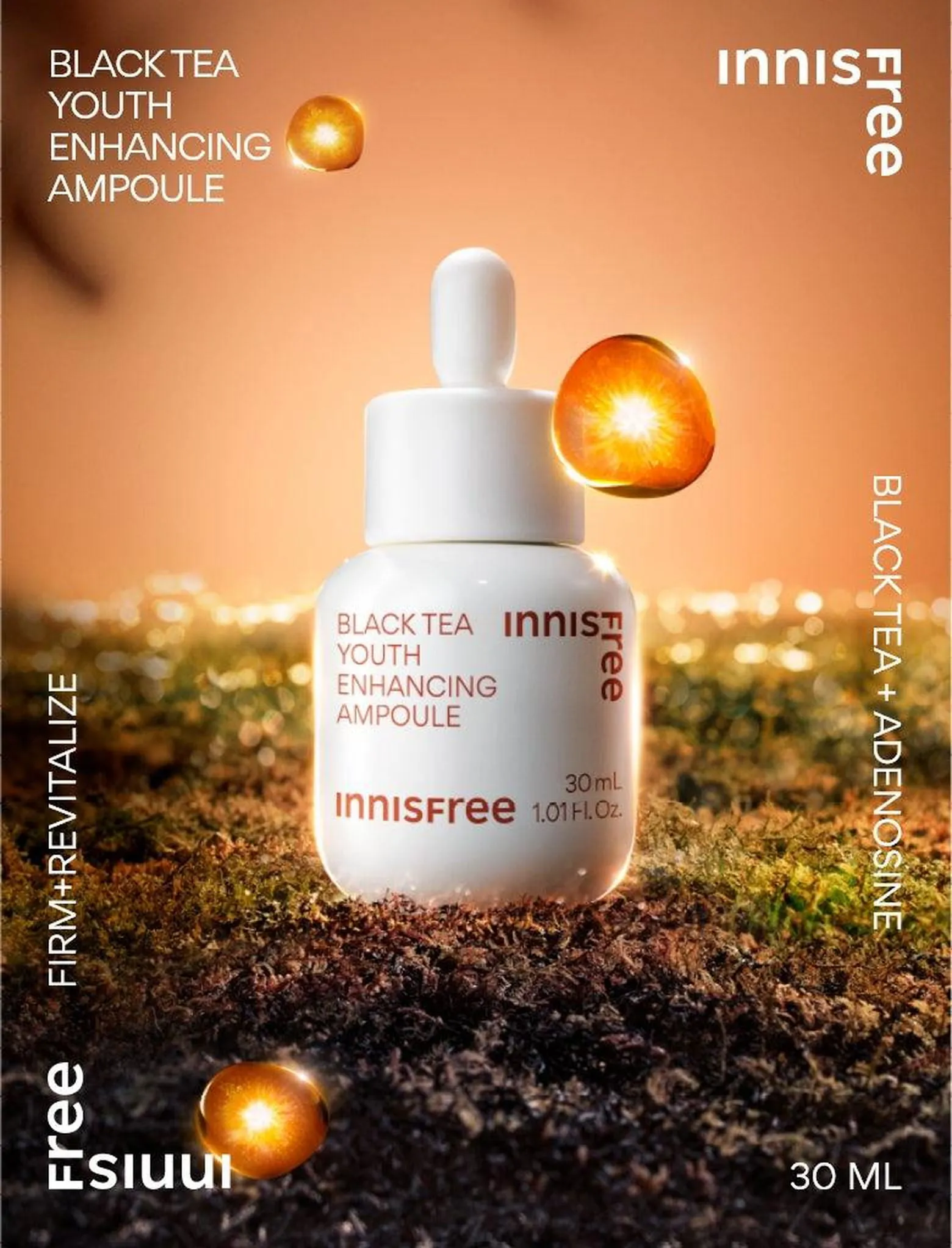 innisfree New Black Tea Youth Enhancing Ampoule 30ml