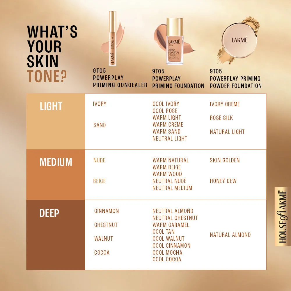 Lakmē Powerplay Priming Powder Foundation