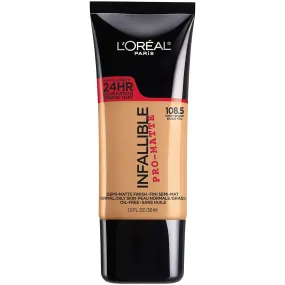 L'OREAL - Infallible Pro-Matte Foundation Honey Bisque - 1 fl oz (30 ml)