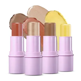 LUXAZA Multi Makeup Stick(4pcs) - Peach Set
