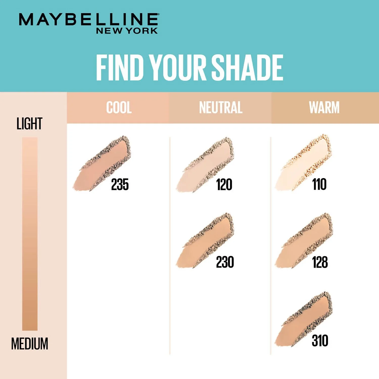 Maybelline New York Fit Me Ultimate Powder Foundation, Shade 235