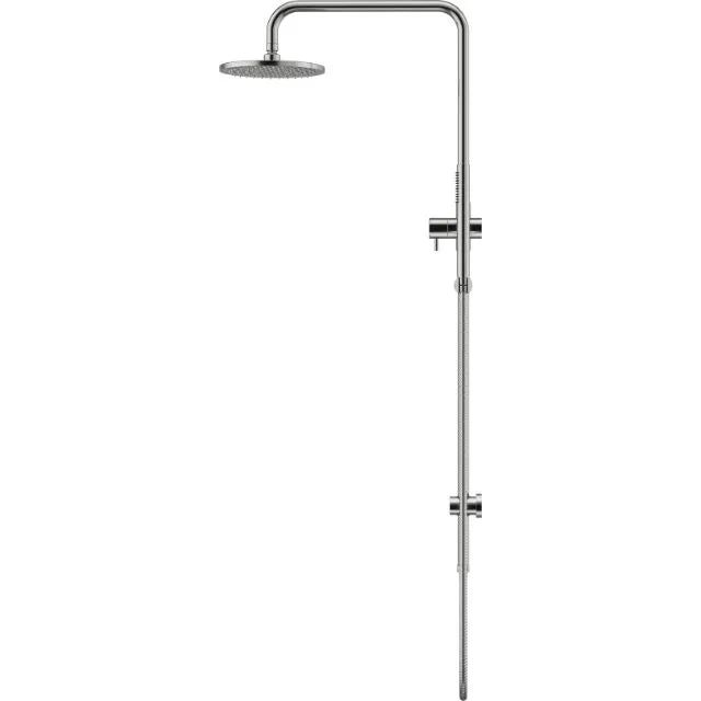 Meir Outdoor Combination Shower Rail 200mm 316 Stainless Steel