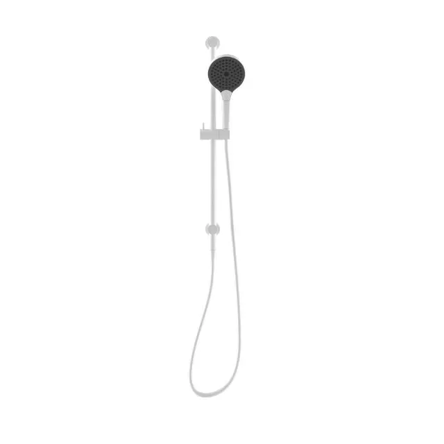 Nero Mecca Shower Rail With Air Shower II Matte White