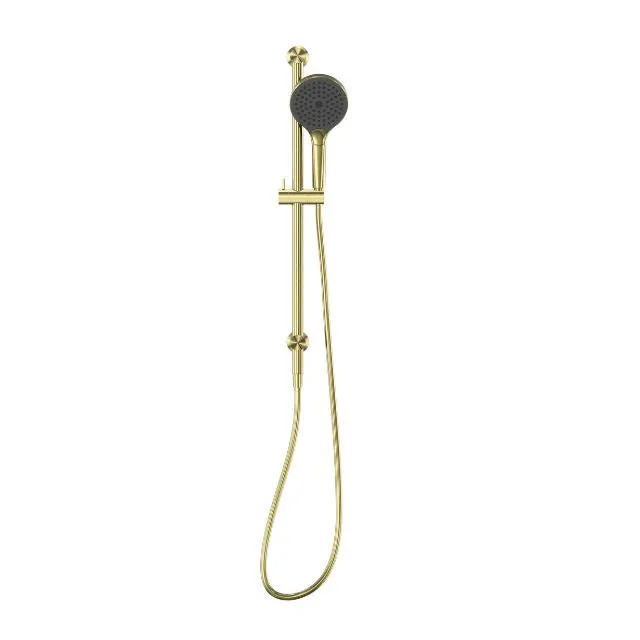 Nero Opal Shower Rail With Air Shower II Brushed Gold