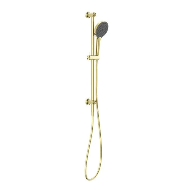 Nero Opal Shower Rail With Air Shower II Brushed Gold