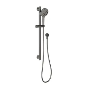 Phoenix Tapware Oxley Rail Shower Brushed Carbon