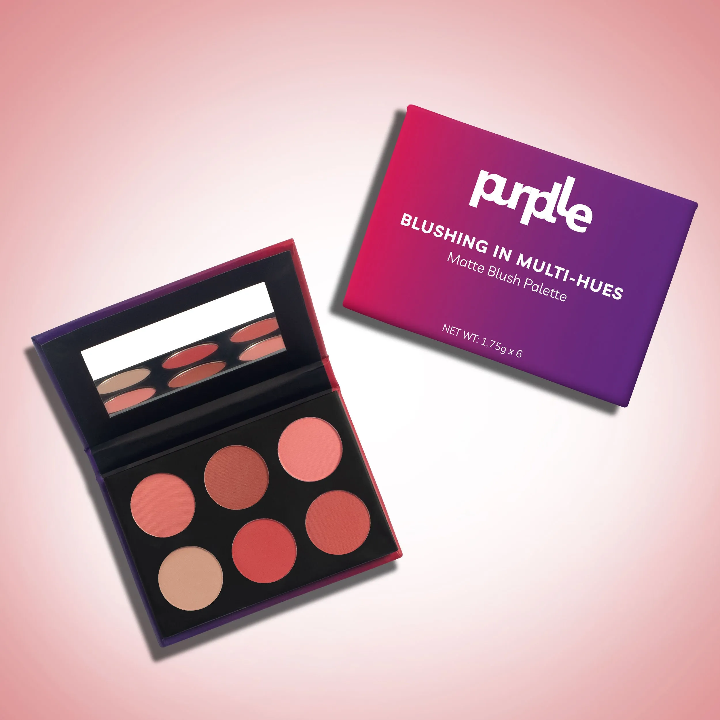 Purplle Blushing in Multi-Hues - Matte Blush Palette (10.5 gm)