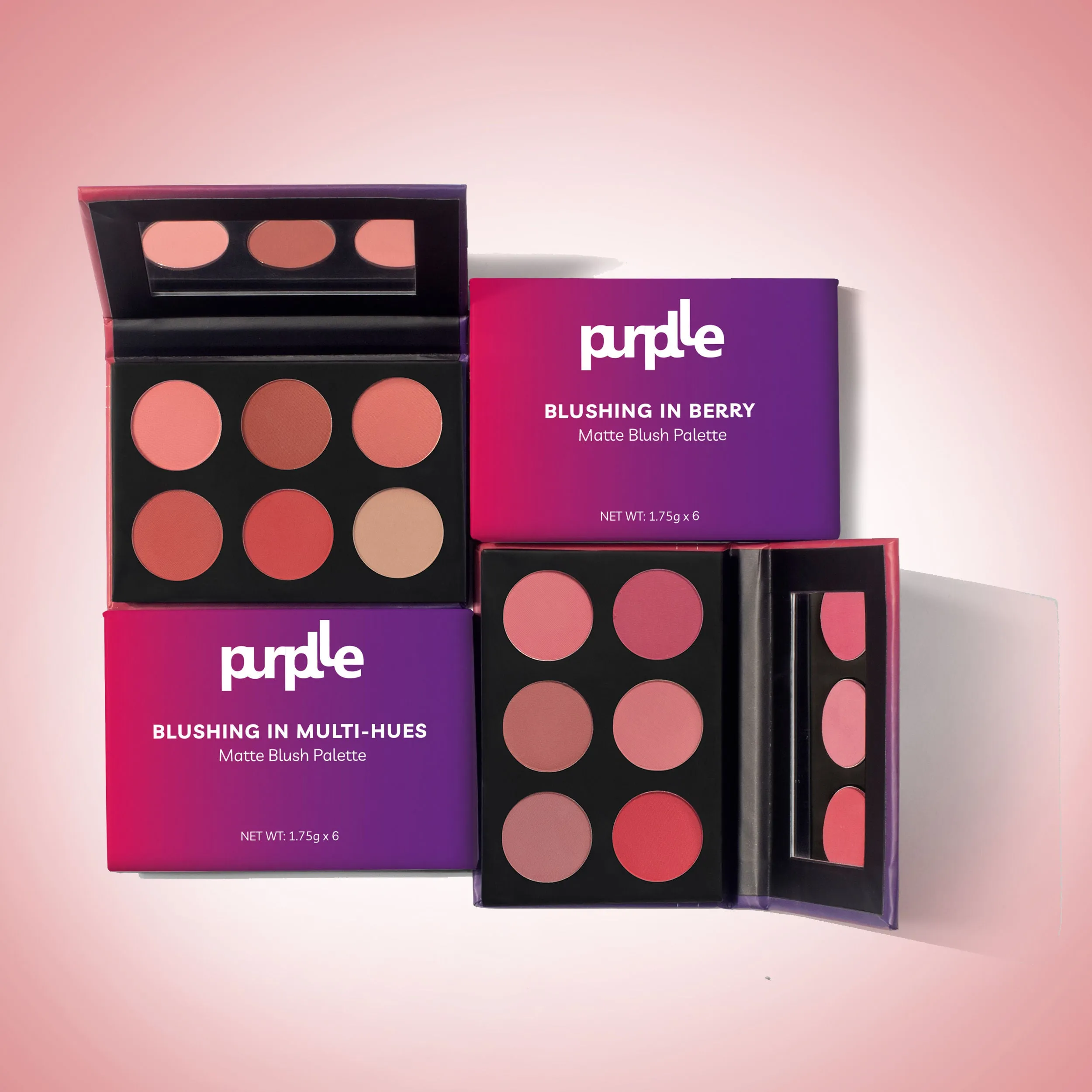 Purplle Blushing in Multi-Hues - Matte Blush Palette (10.5 gm)