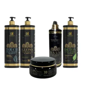 QueenCare Indiana Progressive Brush Volume Reducer   Detox Shampoo   Touch Shampoo Kit