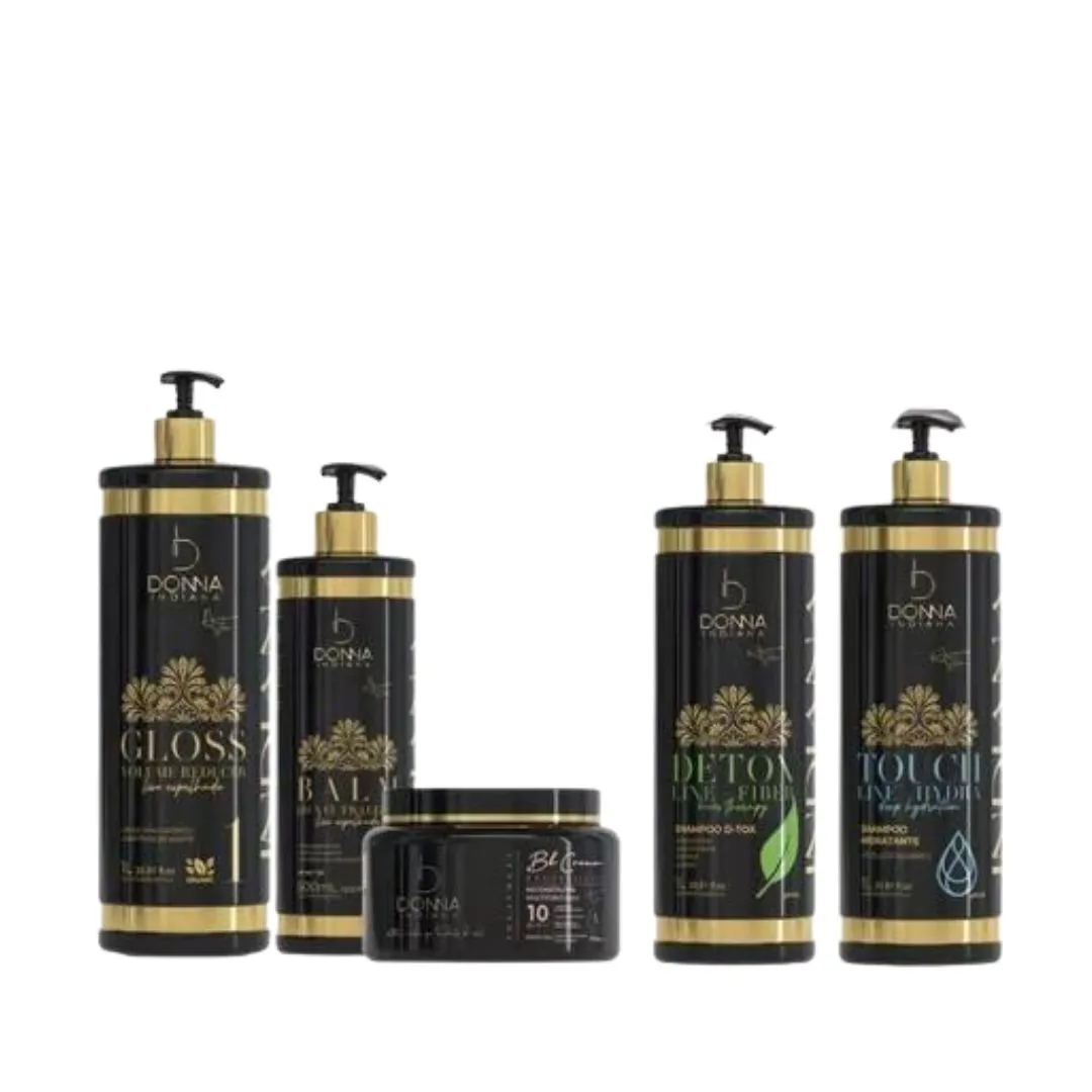 QueenCare Indiana Progressive Brush Volume Reducer   Detox Shampoo   Touch Shampoo Kit