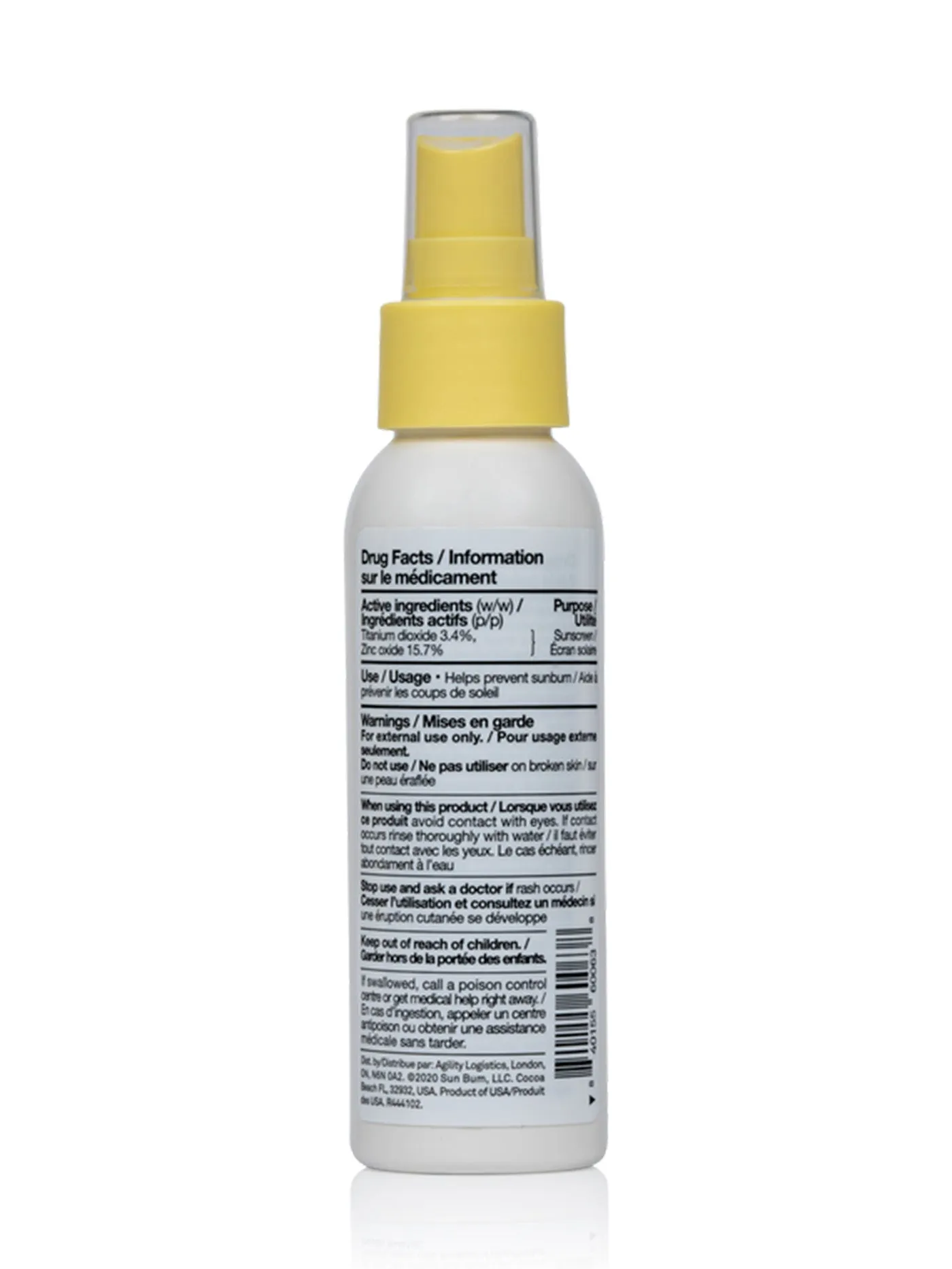 SPF 50 Mineral  Sunscreen Spray-Fragrance Free (Infants)