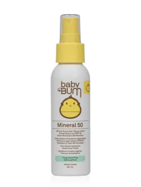 SPF 50 Mineral  Sunscreen Spray-Fragrance Free (Infants)
