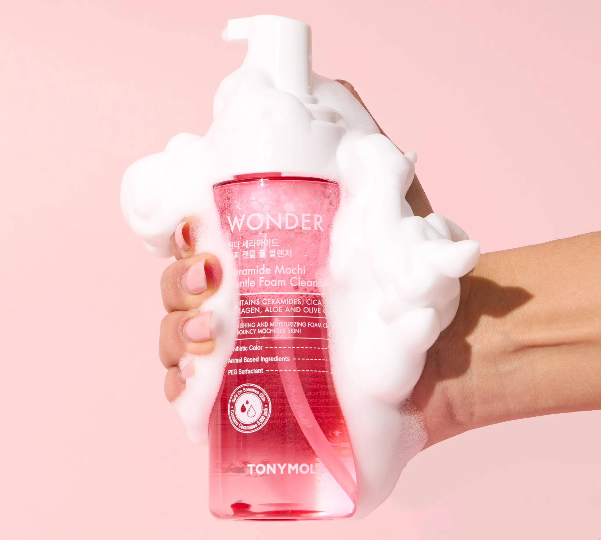 Wonder Ceramide Mochi Gentle Foam Cleanser
