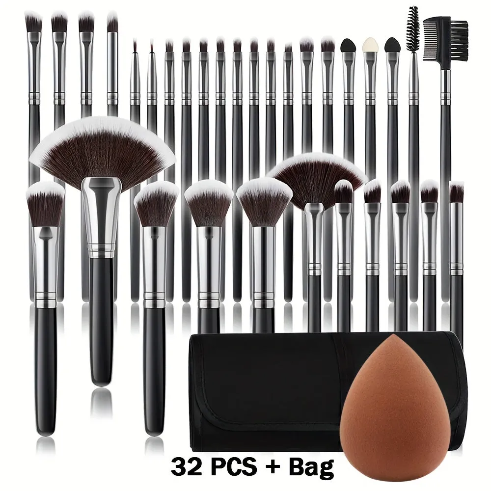 Wooden Handle Brush Set